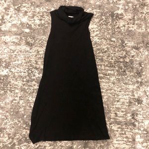 BP black cowl neck dress